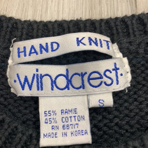 Hand Knit Windscrest Scarecrow Sweater - Picture 7 of 7